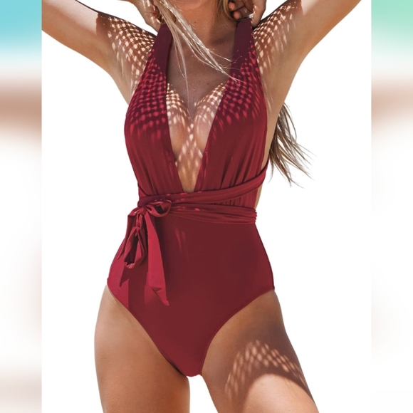 Cupshe NWT One piece Bathing Suit Size M - Picture 3 of 5